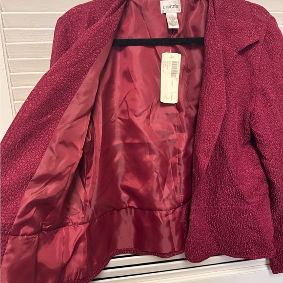 Chico's Cutie Antoinette Blazer size 1 (medium/8) - Picture 6 of 7